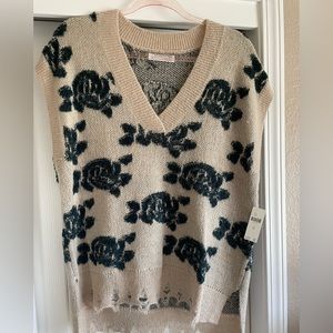 Anthropologie sweater vest